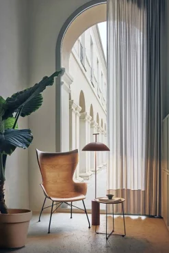 Kartell Stehlampe Geen-A ziegelrot mit Dimmer