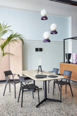 Kartell Stuhl A.I. mit Rückenlehne weiß