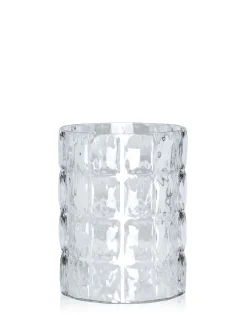 Kartell Vase Matelasse glänzendes weiß