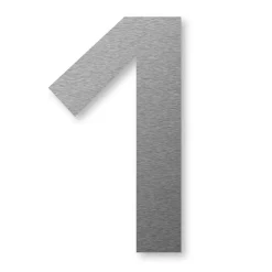 Keilbach Hausnummer Edelstahl (16 cm) – c