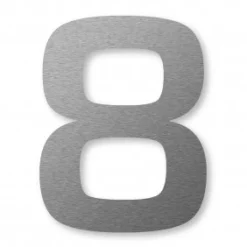 Keilbach Hausnummer Edelstahl (24 cm) – 8