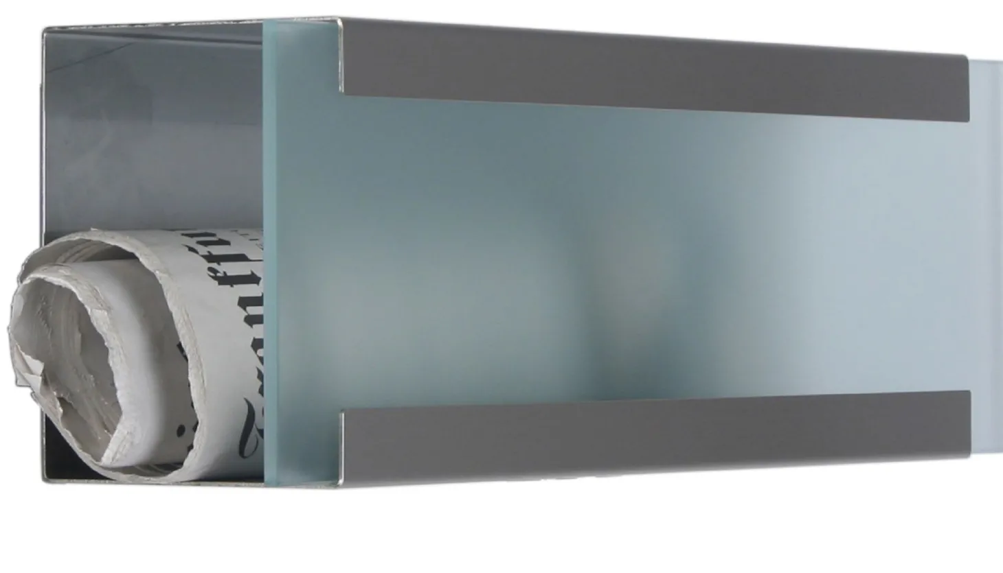 Keilbach Zeitungsbox für Glasnost Briefkasten Klassiker Glas