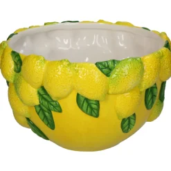 Kersten B.V. Dolomitschale Zitronenmuster 25x25x15cm