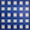 Kersten B.V. Geometrische Leinwand blau 80x3.8cm