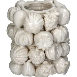 Kersten B.V. Moderne Vase "Früchte" elfenbeinfarbig