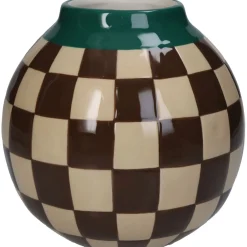 Kersten B.V. Vase "Checker" Dolomite Multi