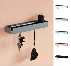 Konstantin Slawinski Schlüsselbrett KEY-BOX weiß Filz rot