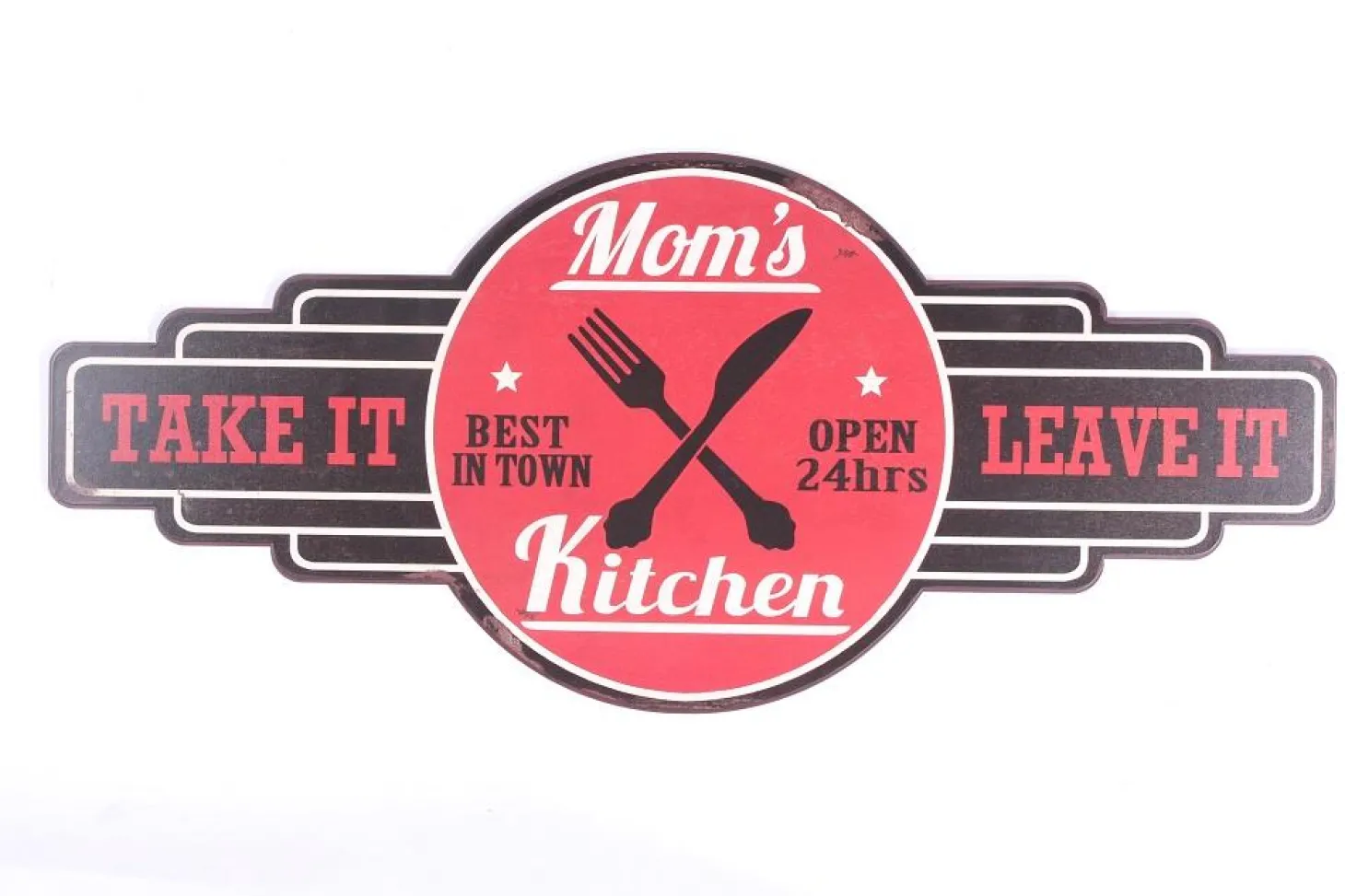 Lafinesse Schild - Mom´s Kitchen, 61 x 27 cm