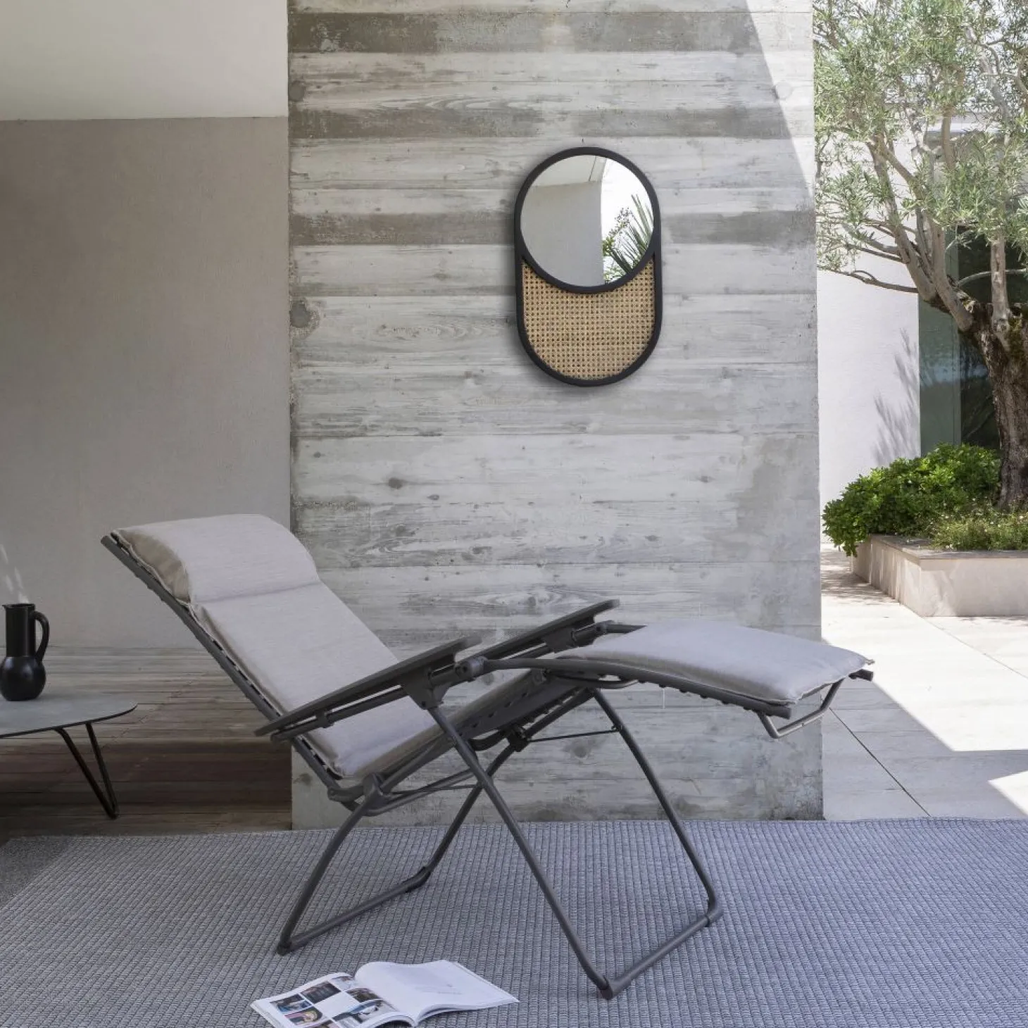 Lafuma Outdoor Relaxliege BAYANNE Jade / Gestell Titane