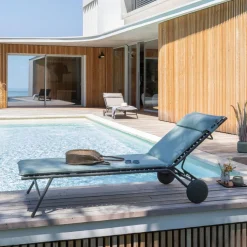 Lafuma Outdoor Sonnenliege BAYANNE Jade / Gestell Titane