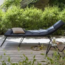 Lafuma Sonnenliege und Gästebett Siesta L Air Comfort Acier