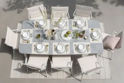 Lafuma Stuhl mit Armlehne ANCONE Latte / Gestell Titane