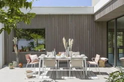 Lafuma Stuhl mit Armlehne ANCONE Latte / Gestell Titane