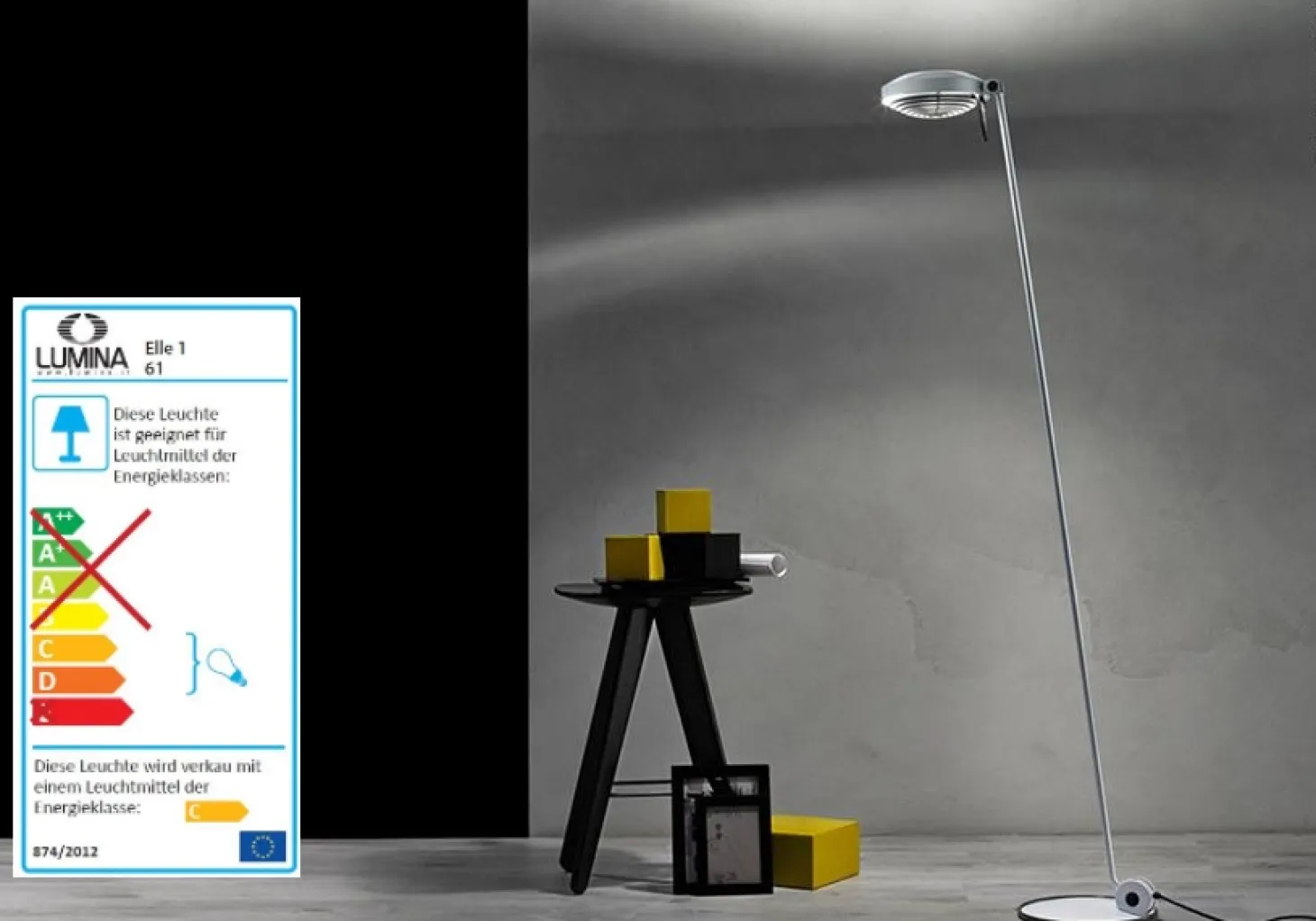 Lumina Elle 1 Stehlampe weiß