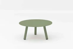 4-M Design Harbour niedriger Bestelltisch Outdoor Grün, H 28 cm, Ø 60 cm