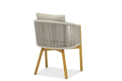 4-M Design Haven bequemer Outdoor Armlehnstuhl Mokka