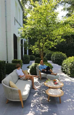 4-M Design Haven 3-Sitzer Outdoor Lounge Sofa in Mokka