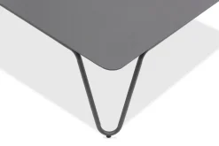 4-M Design RIVA quadratischer Lounge Tisch aus Aluminium