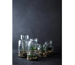 MADAM STOLTZ Glasvase klar Ø 15 cm