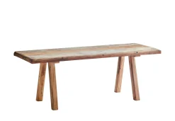MADAM STOLTZ Holzbank recycelt 125x45x46 cm