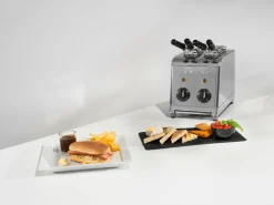 Milantoast Sandwichtoaster mit Zangen Gold