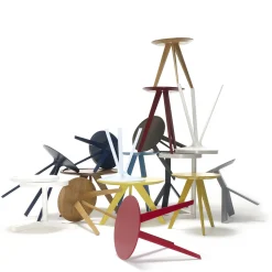 Möller Design Beistelltisch Woody Hill 45cm cappucino