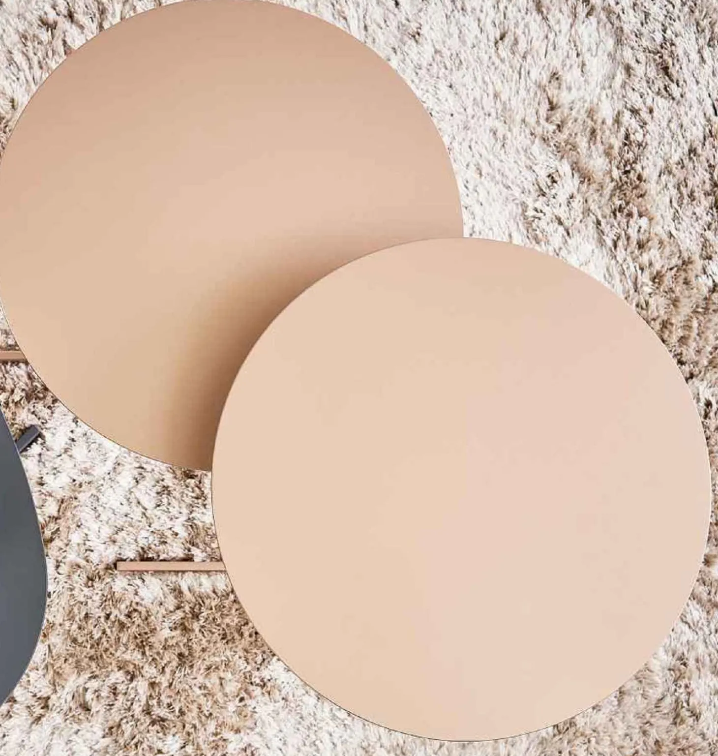 Möller Design Birdy Beistelltisch rund weiß H: 45cm