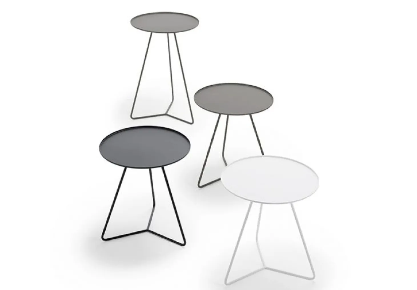 Möller Design Steely Beistelltisch 45cm Sepia metallic