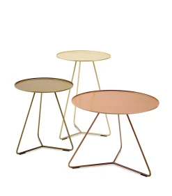 Möller Design Steely Beistelltisch 45cm Sepia metallic