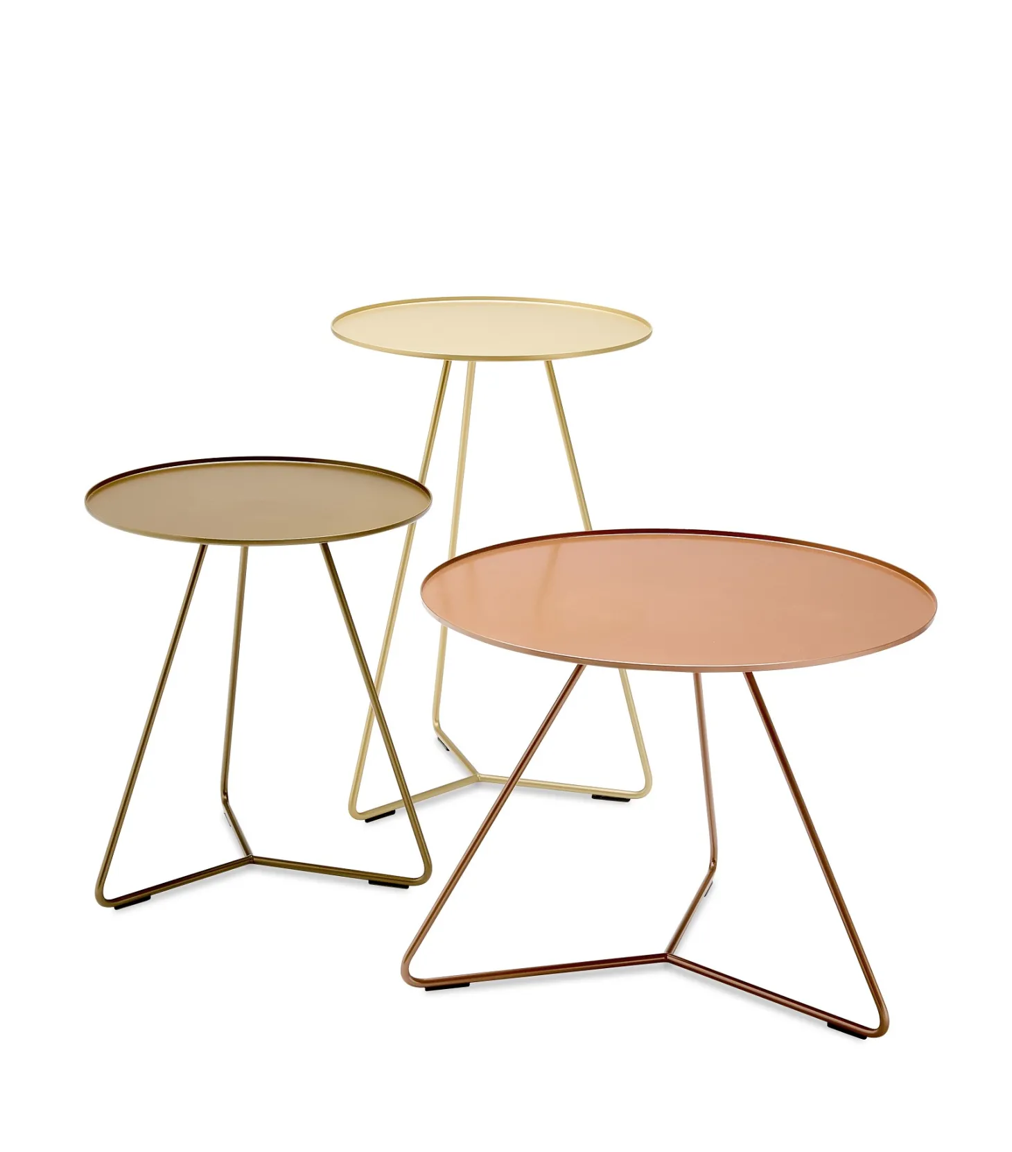 Möller Design Steely Beistelltisch 45cm Sepia metallic