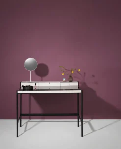 Müller Möbelfabrikation PS 20 Sekretär/Schminktisch Beigegrau (RAL 7006) Linoleum Schwarz