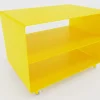 Müller Möbelfabrikation R 103 Rollwagen/Beistelltisch Verkehrsgelb (RAL 1023)