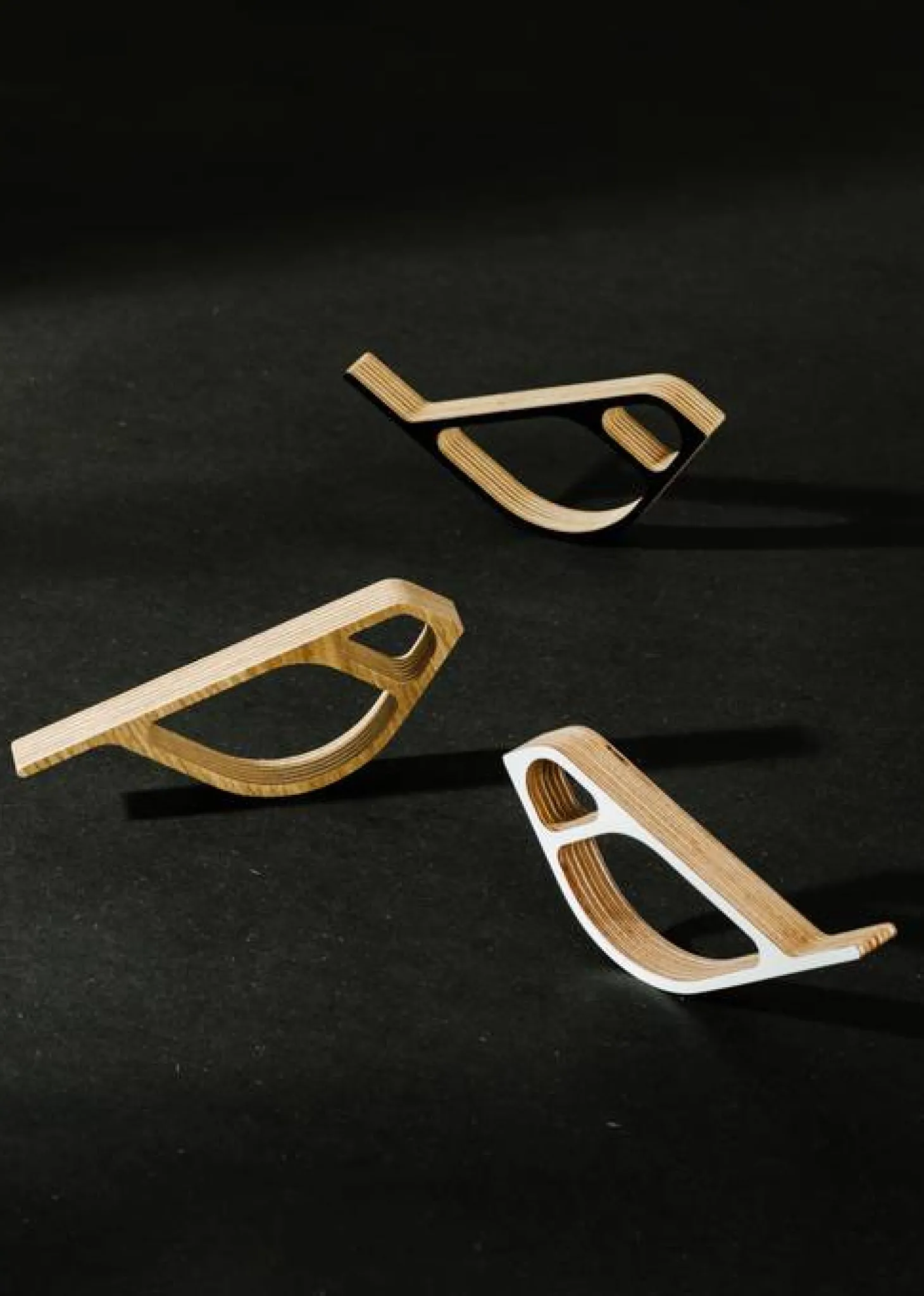 MÜLLERNKONTOR Piep & Mats Designer Holzvögel Piep Schwarz