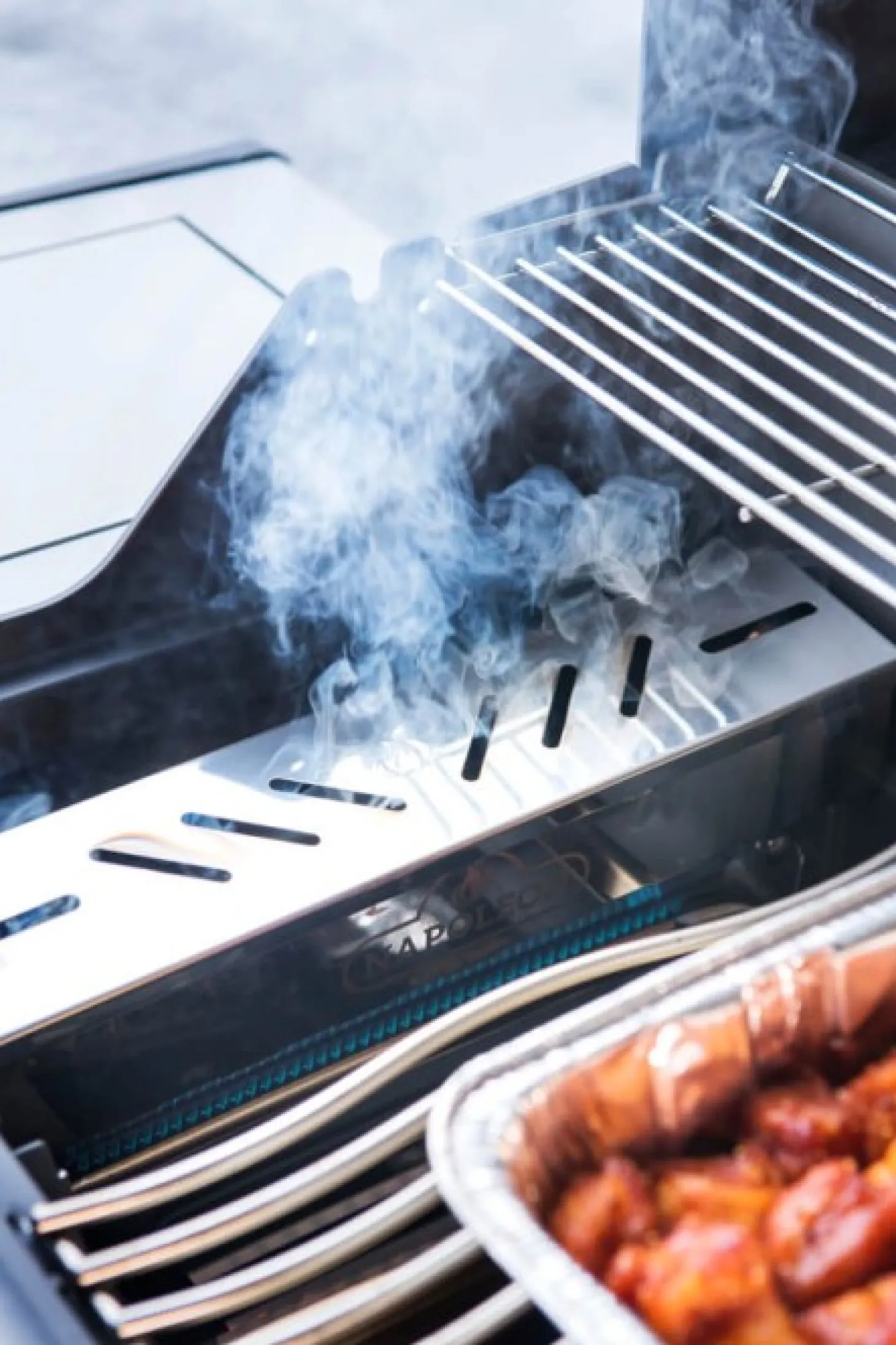 Napoleon Edelstahl Räucherbox für Hitzeverteiler