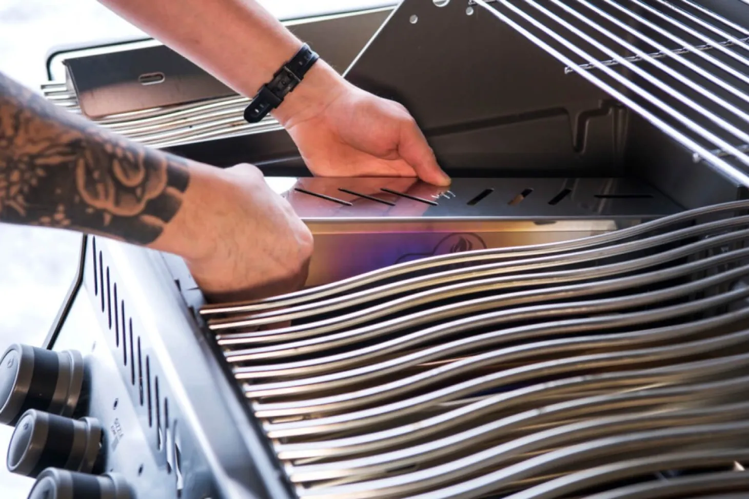 Napoleon Edelstahl Räucherbox für Hitzeverteiler