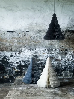 Nordal Fluffy - Papieranhänger Herz off white 9 cm