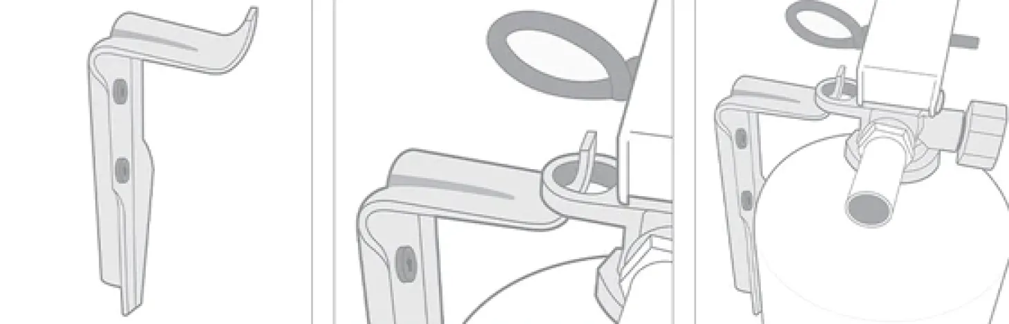 Nordic Flame Feuerlöscher 2 kg - Hellbraunes Leder