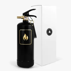 Nordic Flame Feuerlöscher 2 kg - Schwarz / Gold