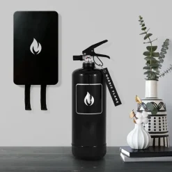 Nordic Flame Löschdecke – Schwarz