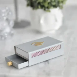 Nordic Flame Streichholz-Schachtel Hülle - Grau