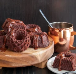 Nordic Ware Backform Geo Bundtlette Mini-Kuchen 0,8 Liter