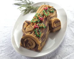 Nordic Ware Weihnachtliche Backform Buche De Noel Yule