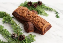 Nordic Ware Weihnachtliche Backform Buche De Noel Yule