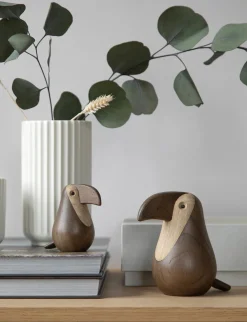 Novoform Holzfigur Tukan Eiche natur 4,8 x 7,6 cm