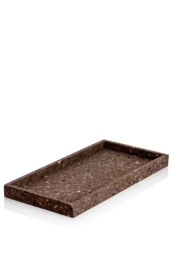 Novoform Korktablett - vielseitige Ablage 20 x 40 x 3 cm geräuchert