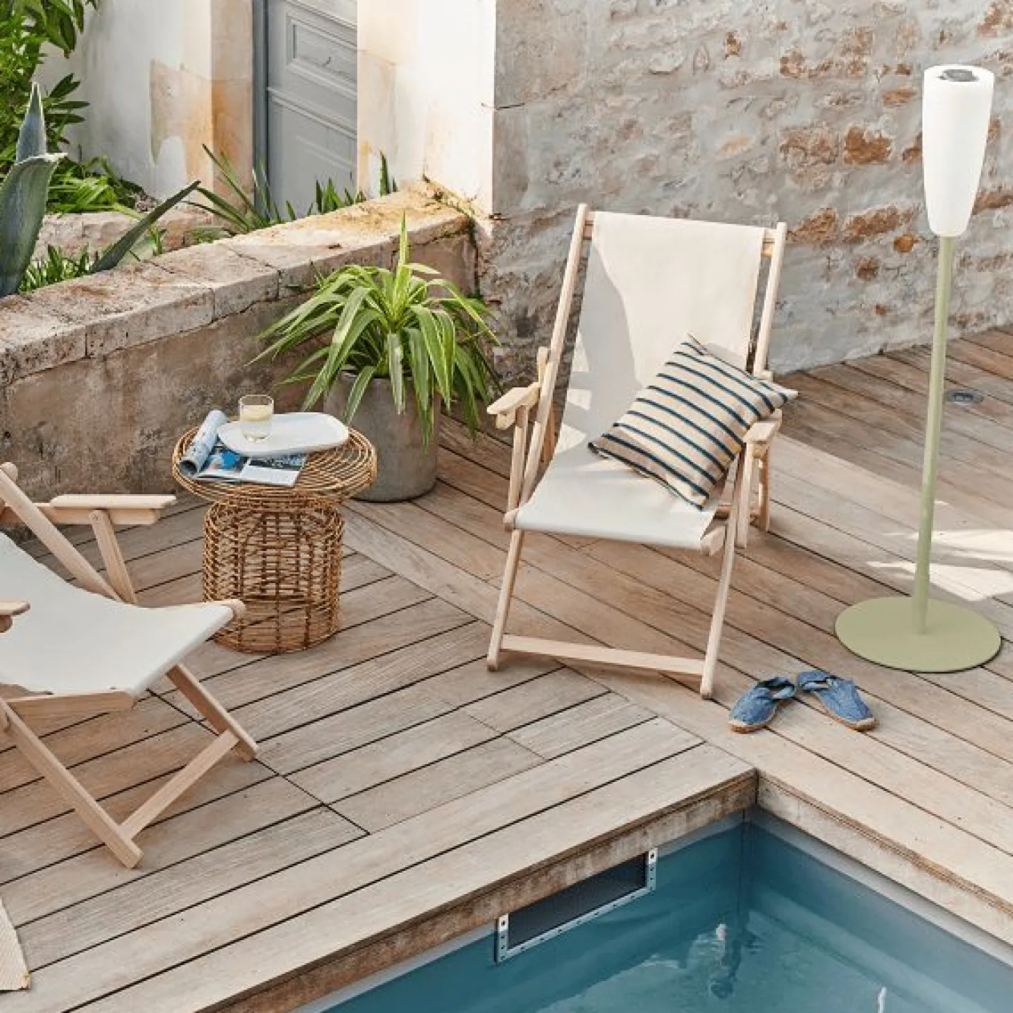 Paranocta Runder Sockel für Lampenmast Grün