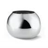 Philippi Bella Vase silber Ø 16 cm, Höhe 12 cm