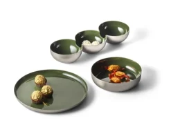 Philippi BIEL Collection - stilvolles Schalentrio in dunkelgrün