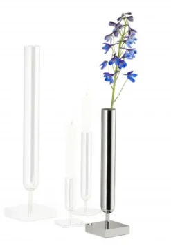 Philippi LAMBDA COLLECTION - schmale Vase hochglanzpoliert 26 cm