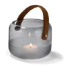Philippi Marlon Windlicht mit Ledergriff Ø 15 cm